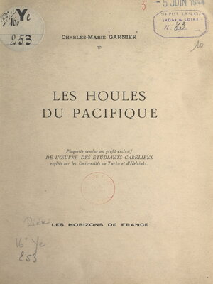 cover image of Les houles du Pacifique
